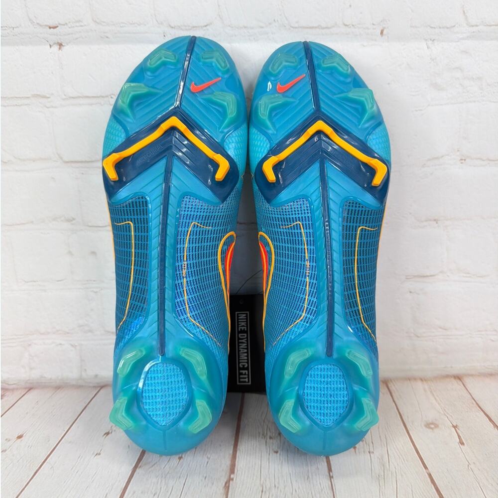 Nike Mercurial Superfly 8 Elite FG Chlorine Blue Soccer Cleats Sz 9.5 DJ2839-485 - Picture 9 of 10